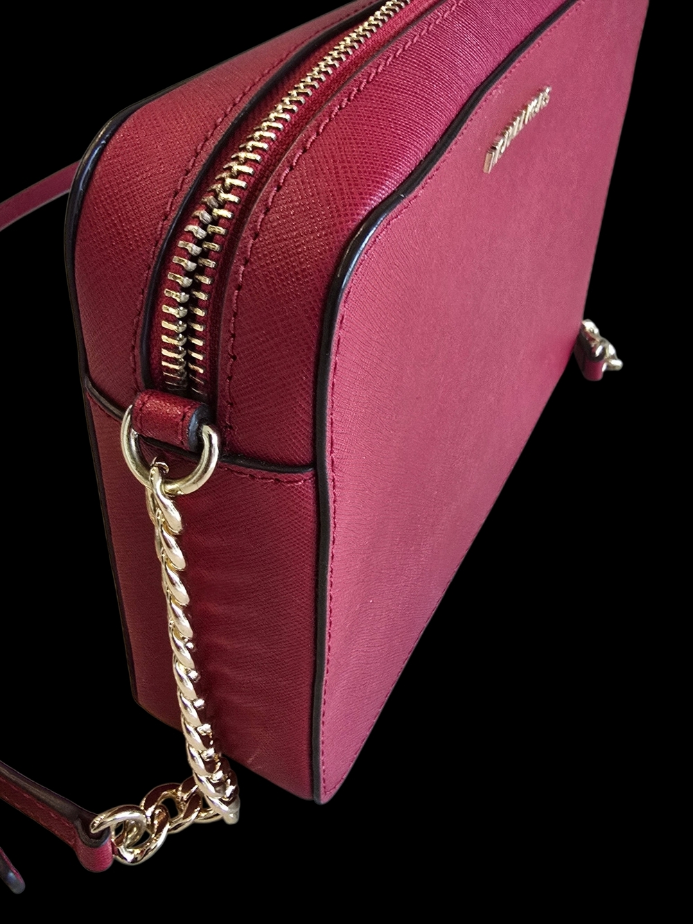 Michael Kors Pink Saffiano Crossbody Bag
